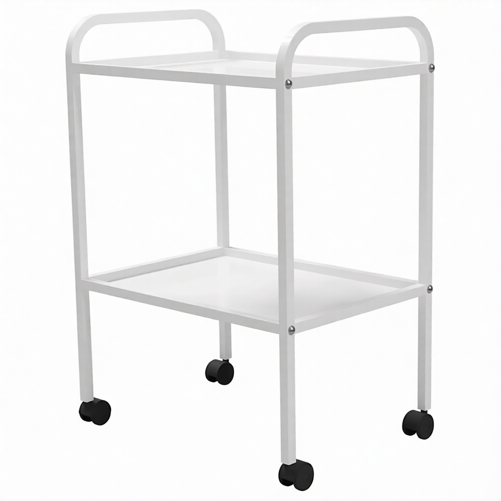 Стол медицинский инструментальный СМИ-02 (полки металл, колёса пластик)