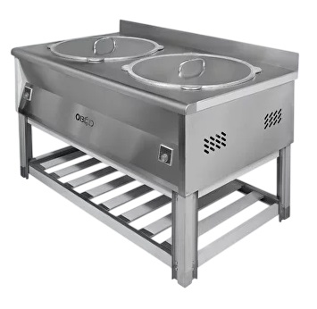 Электрический казан OBOD, 20л+20л