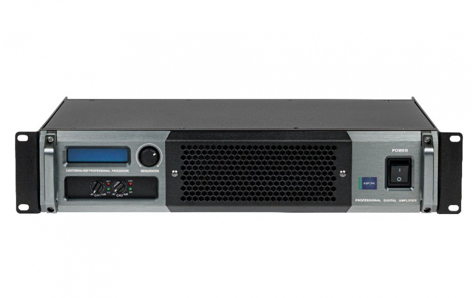 2-канальный усилитель с DSP процессором АВРОРА А2-1300