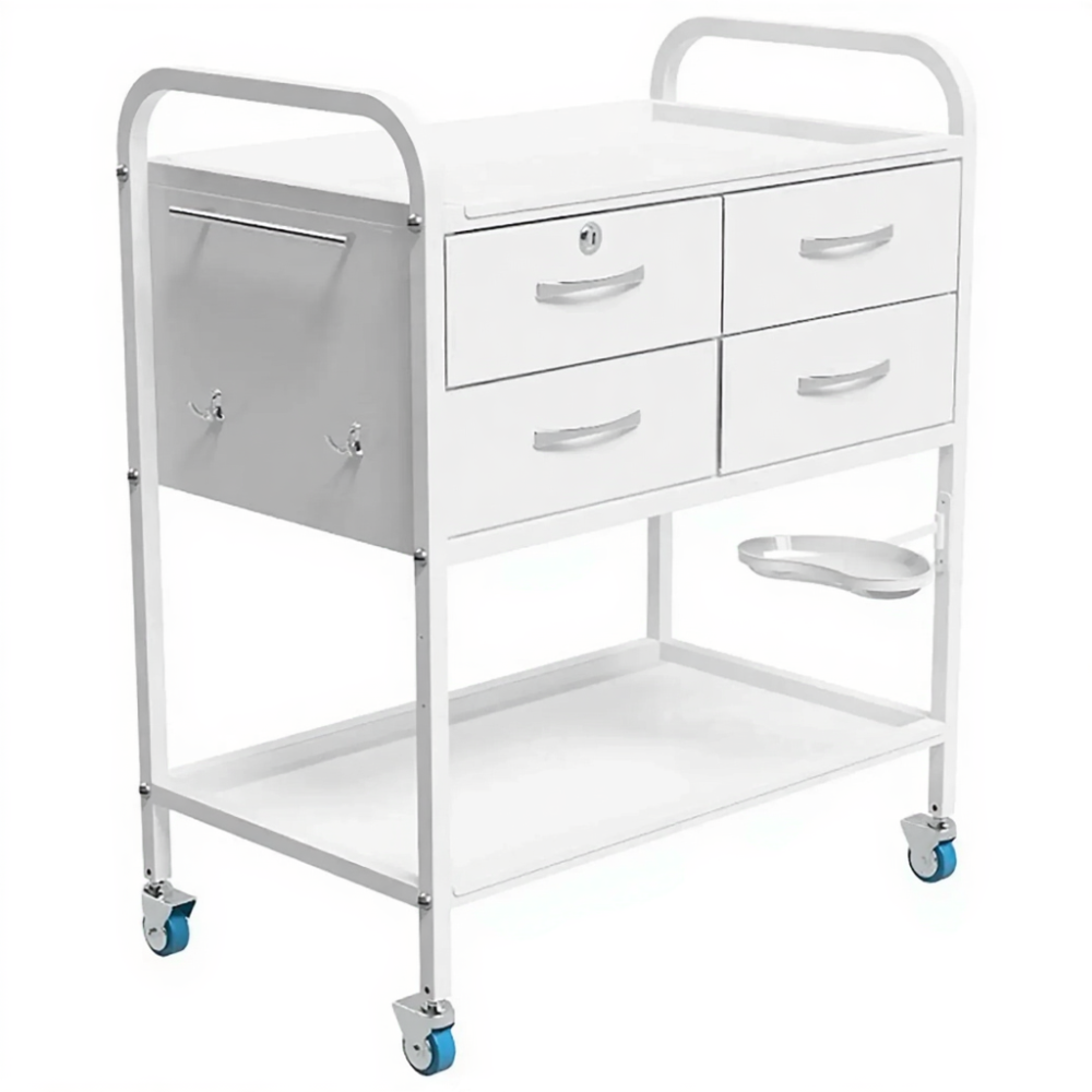 Стол инструментальный процедурный специальный СИПС (полки металл)