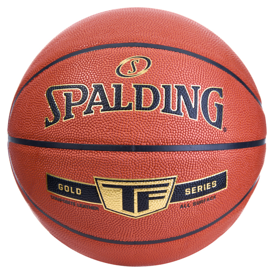 Мяч баскетбольный Spalding TF Gold, микрофибра, Размер 7