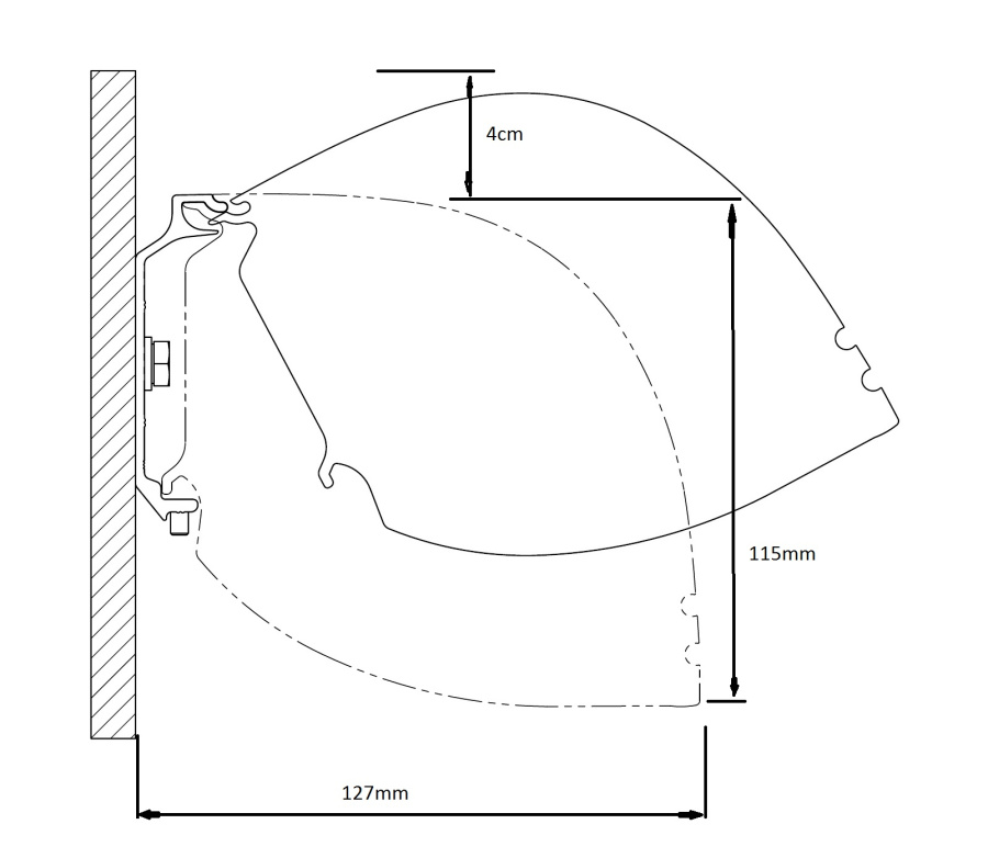 Kauber Red Label Tensioned BT Cinema 86" 16:9 107x190 дроп 80 см. Gray Pro
