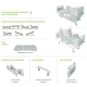 Кровать медицинская MB-95.5 (электропривод) с дополнительными опциями