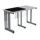 Стол лабораторный для весов СЛ-200/2 «Премиум» (1200х600х750)(столешница гранит серый, каркас серый)