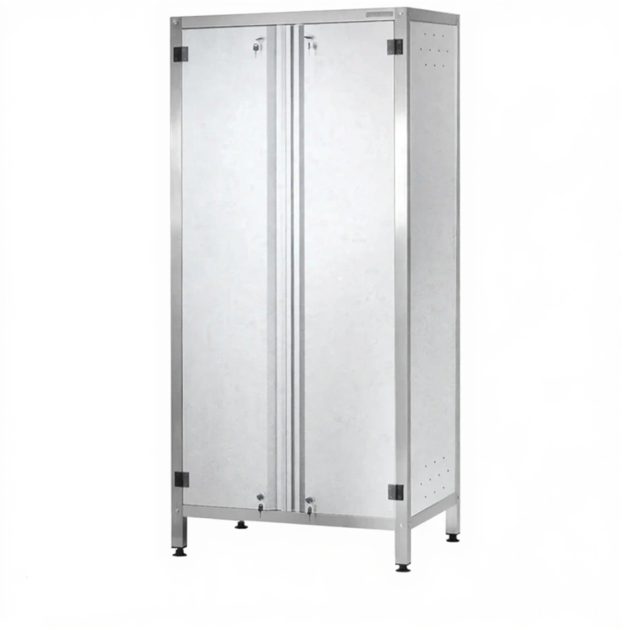 Шкаф кухонный ШЗКп - 1800х600х600 «Profi Ral» (двери распашные, 2 сплошные полки, без к-та замков)