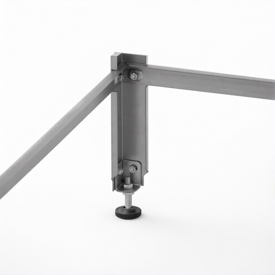 Ванна моечная ВМСн 700/2  2 м/о 600х600х350 (полка с отв., борт;ножка угл.)