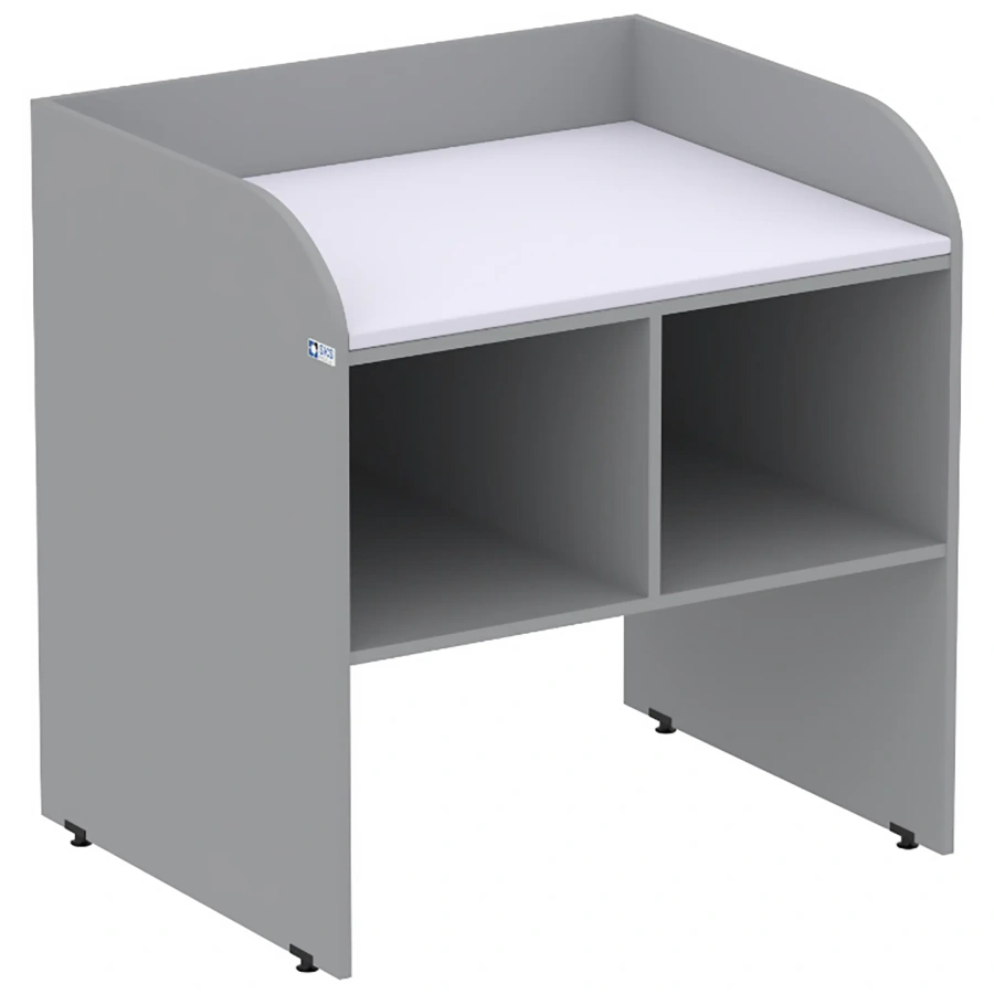 Стол пеленальный GRAY LITE 4 (белый матрас)