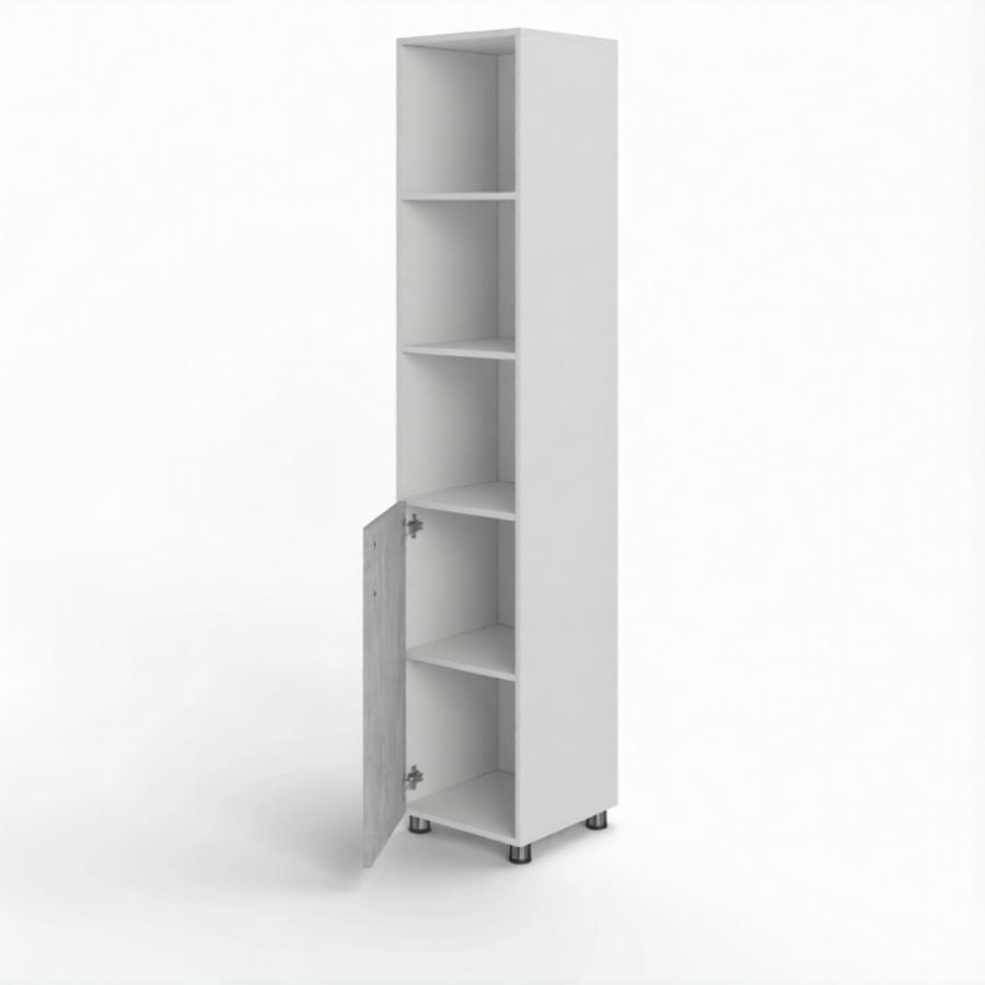 Шкаф для документов П-20.1 (ЛДСП белый, дуб канадский)