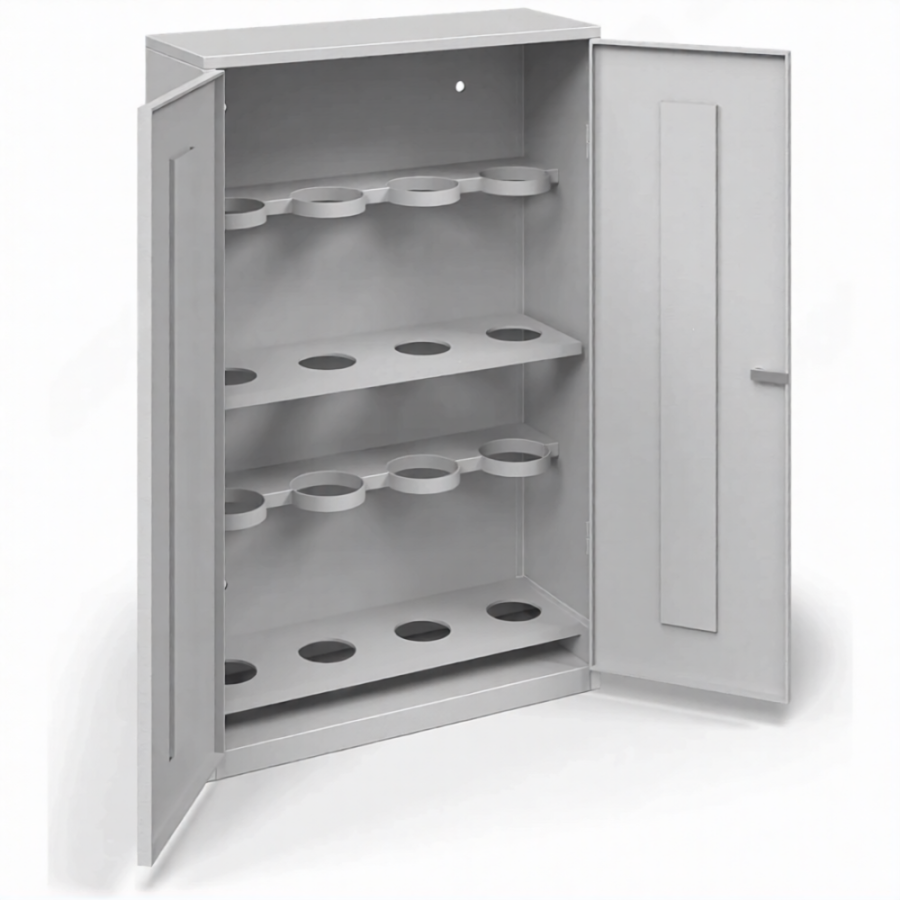 Шкаф для 8-ми газовых баллонов ШГБК-015 (1402x900x320)