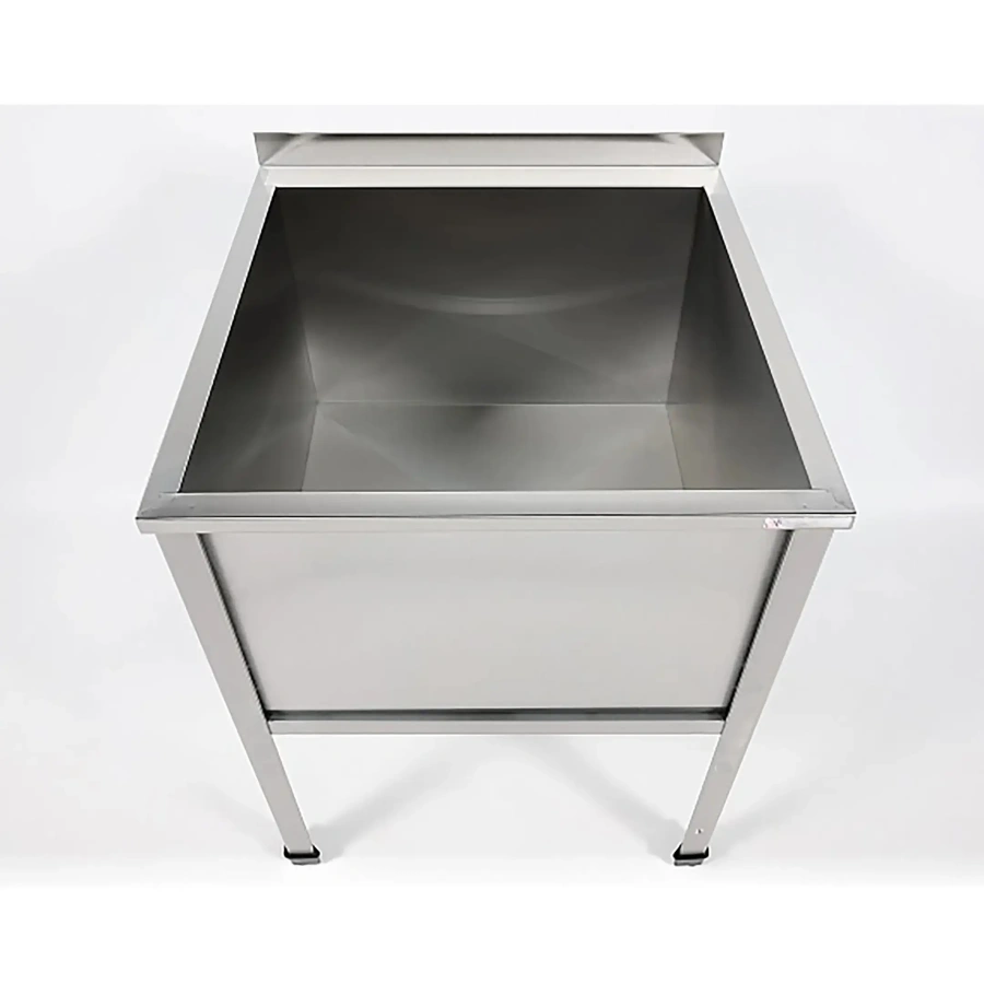 Ванна моечная односекционная с бортом ВМС-1/7-Б-ЭН