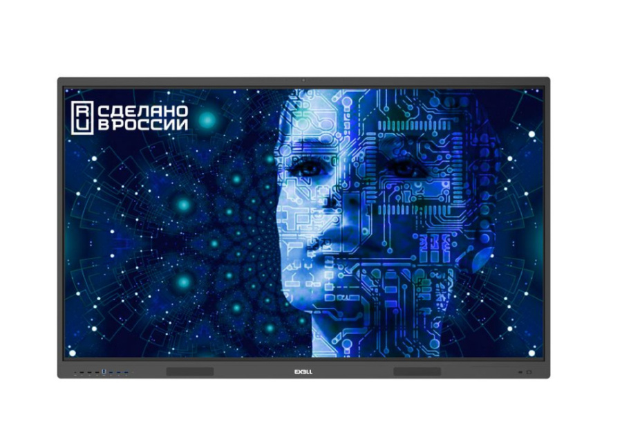 Интерактивная панель (комплекс) EXELLTECH EXID-752-RU с креплением, камерой и OPS (i5)