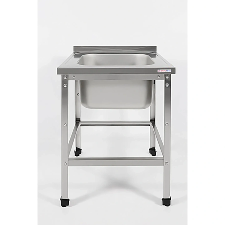 Ванна моечная односекционная цельнотянутая с бортом ВМЦ-1/6/6-БО-ЭН