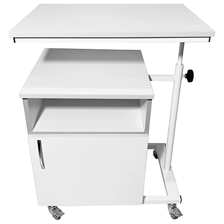 Тумба медицинская MD ТМ 13.03 с поворотным столиком (белый)