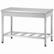 Стол производственный СПРп - 860х1200х800 «Profi Inox» (полка-решетка)