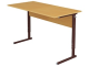 Стол для кабинета физики регулируемый 4-6 г/р СТФру1.46 (бук, м/к коричневый, прямоугольная труба)
