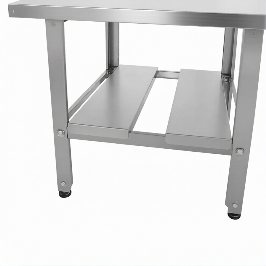 Ванна моечная ВМСн 700/2  2 м/о 600х600х350 (полка с отв., борт;ножка угл.)